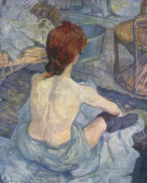 アンリ・ド・トゥールーズ・ロートレック Painting - 労苦する女性 1896年 トゥールーズ ロートレック アンリ・ド